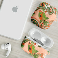 Hawaii Papaya AirPods Case Cute Cosplay Humuhumu Fish Plumeria Waves DT05 - Polynesian Pride