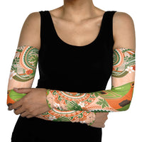 Hawaii Papaya Arm Sleeves Cute Cosplay Humuhumu Fish Plumeria Waves DT05 - Polynesian Pride