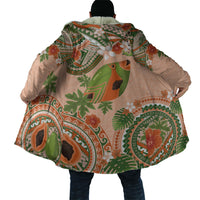 Hawaii Papaya Cloak Cute Cosplay Humuhumu Fish Plumeria Waves DT05 - Polynesian Pride