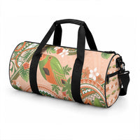 Hawaii Papaya Duffle Bag Cute Cosplay Humuhumu Fish Plumeria Waves