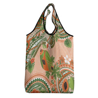 Hawaii Papaya Grocery Bag Cute Cosplay Humuhumu Fish Plumeria Waves DT05 - Polynesian Pride