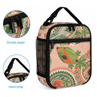 Hawaii Papaya Lunch Bag Cute Cosplay Humuhumu Fish Plumeria Waves