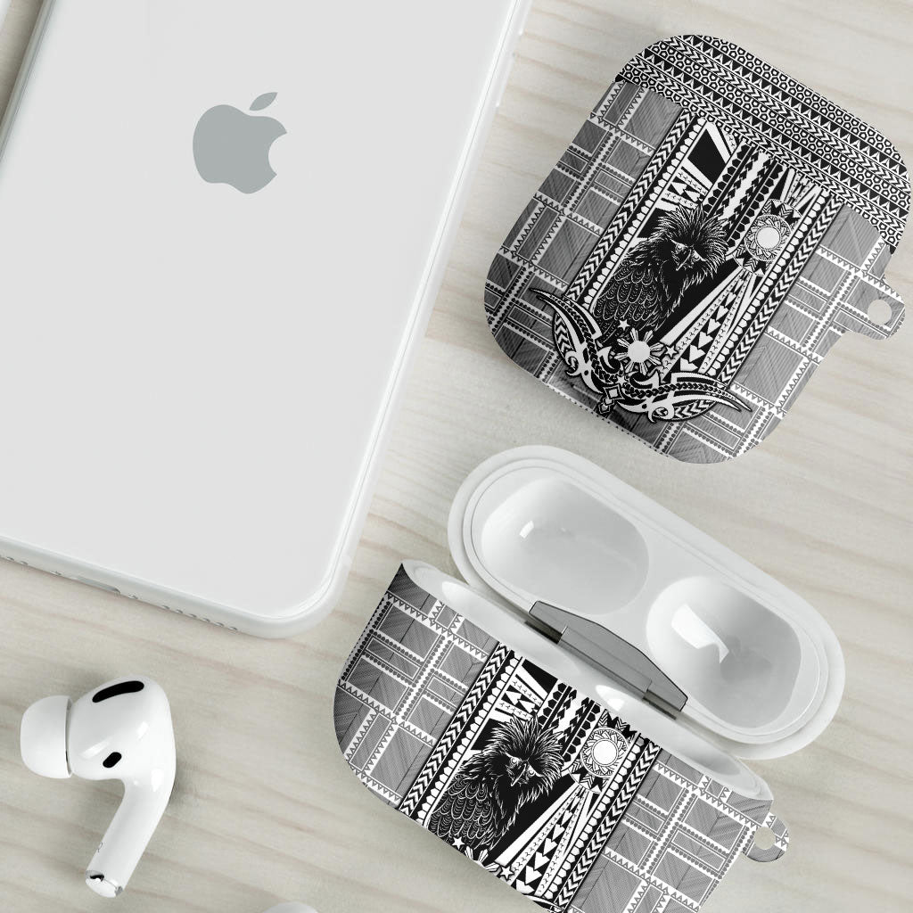 Mabuhay Philippines Festival AirPods Case Philippine Eagle Sun Three Stars Barong Pattern DT05 - Polynesian Pride