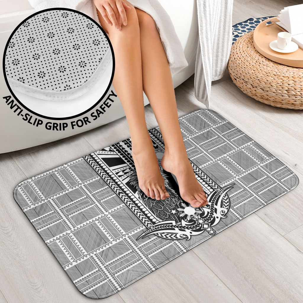 Mabuhay Philippines Festival Bathroom Set Philippine Eagle Sun Three Stars Barong Pattern DT05 - Polynesian Pride