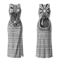 Mabuhay Philippines Festival Couples Matching Tank Maxi Dress and Hawaiian Shirt Philippine Eagle Sun Three Stars Barong Pattern DT05 - Polynesian Pride