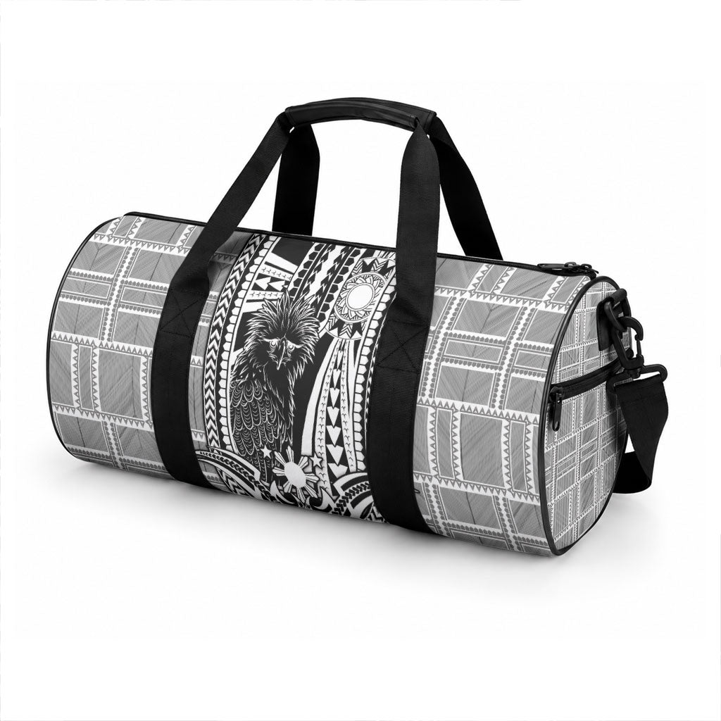 Mabuhay Philippines Festival Duffle Bag Philippine Eagle Sun Three Stars Barong Pattern