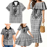 Mabuhay Philippines Festival Family Matching Mermaid Dress and Hawaiian Shirt Philippine Eagle Sun Three Stars Barong Pattern DT05 - Polynesian Pride