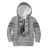 Mabuhay Philippines Festival Kid Hoodie Philippine Eagle Sun Three Stars Barong Pattern