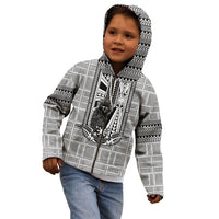 Mabuhay Philippines Festival Kid Hoodie Philippine Eagle Sun Three Stars Barong Pattern