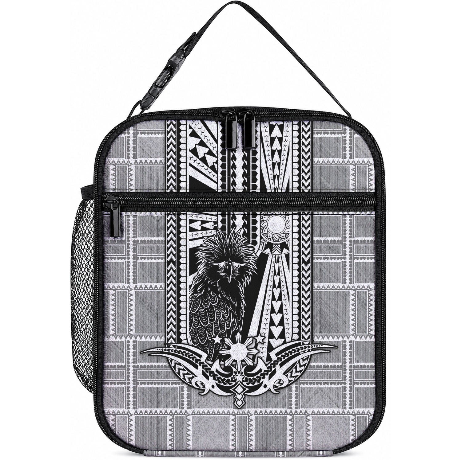 Mabuhay Philippines Festival Lunch Bag Philippine Eagle Sun Three Stars Barong Pattern