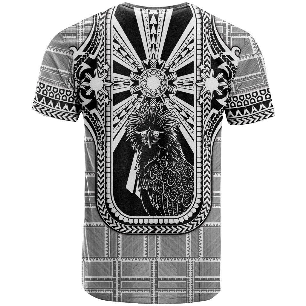 Mabuhay Philippines Festival T Shirt Philippine Eagle Sun Three Stars Barong Pattern DT05 - Polynesian Pride