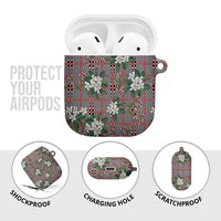 Red Binakol Motifs With Jasminum Sambac AirPods Case Mabuhay Philippines Festival DT05 - Polynesian Pride