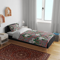 Red Binakol Motifs With Jasminum Sambac Bedding Set Mabuhay Philippines Festival DT05 - Polynesian Pride