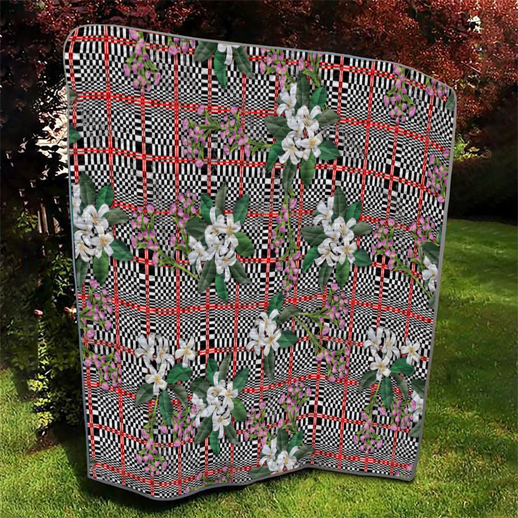 Red Binakol Motifs With Jasminum Sambac Quilt Mabuhay Philippines Festival DT05 - Polynesian Pride