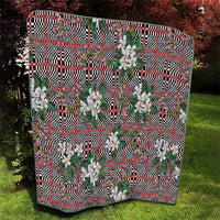 Red Binakol Motifs With Jasminum Sambac Quilt Mabuhay Philippines Festival DT05 - Polynesian Pride