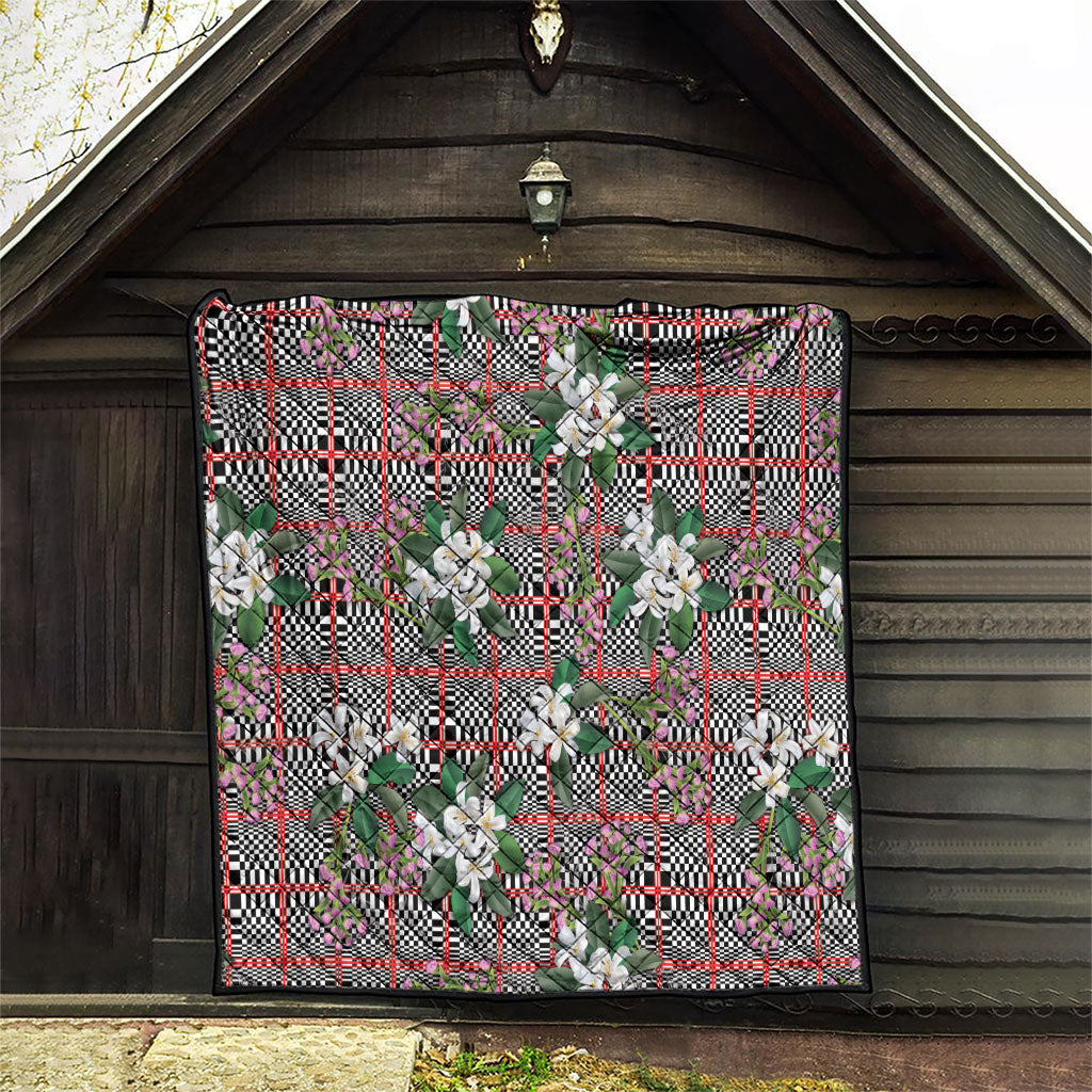 Red Binakol Motifs With Jasminum Sambac Quilt Mabuhay Philippines Festival DT05 - Polynesian Pride