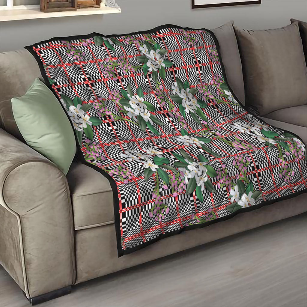 Red Binakol Motifs With Jasminum Sambac Quilt Mabuhay Philippines Festival DT05 - Polynesian Pride