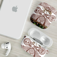 Polynesia Maui Umber Tattoo Inspired AirPods Case Tropical Leaf Skirt Costume DT05 - Polynesian Pride