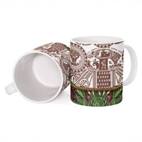 Polynesia Maui Umber Tattoo Inspired Ceramic Mug Tropical Leaf Skirt Costume DT05 - Polynesian Pride