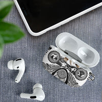 Polynesia Maui White Tattoo Inspired AirPods Case Tropical Leaf Skirt Costume DT05 - Polynesian Pride