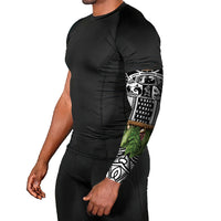 Polynesia Maui White Tattoo Inspired Arm Sleeves Tropical Leaf Skirt Costume DT05 - Polynesian Pride