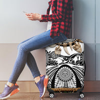 Polynesia Maui White Tattoo Inspired Luggage Cover Tropical Leaf Skirt Costume DT05 - Polynesian Pride
