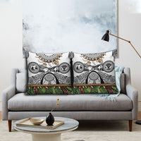 Polynesia Maui White Tattoo Inspired Pillow Cover Tropical Leaf Skirt Costume DT05 - Polynesian Pride