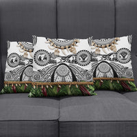 Polynesia Maui White Tattoo Inspired Pillow Cover Tropical Leaf Skirt Costume DT05 - Polynesian Pride