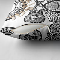Polynesia Maui White Tattoo Inspired Pillow Cover Tropical Leaf Skirt Costume DT05 - Polynesian Pride