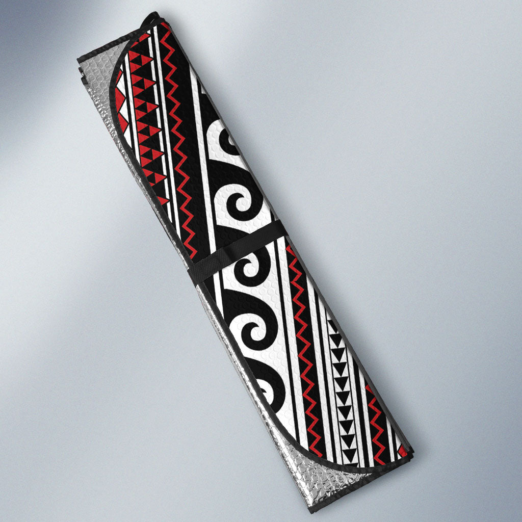 Maori Language Week Auto Sun Shade Ake Ake Ake Tribal Patterns