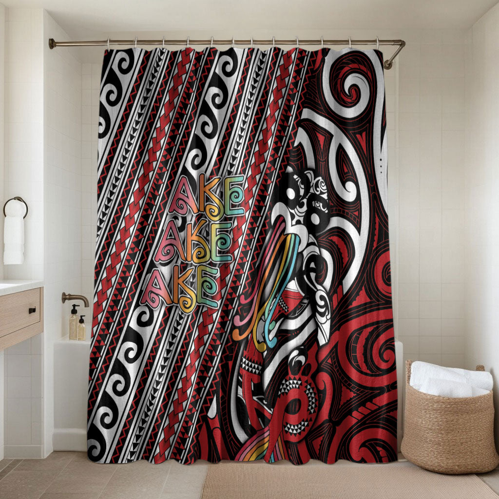 Maori Language Week Bathroom Set Ake Ake Ake Tribal Patterns