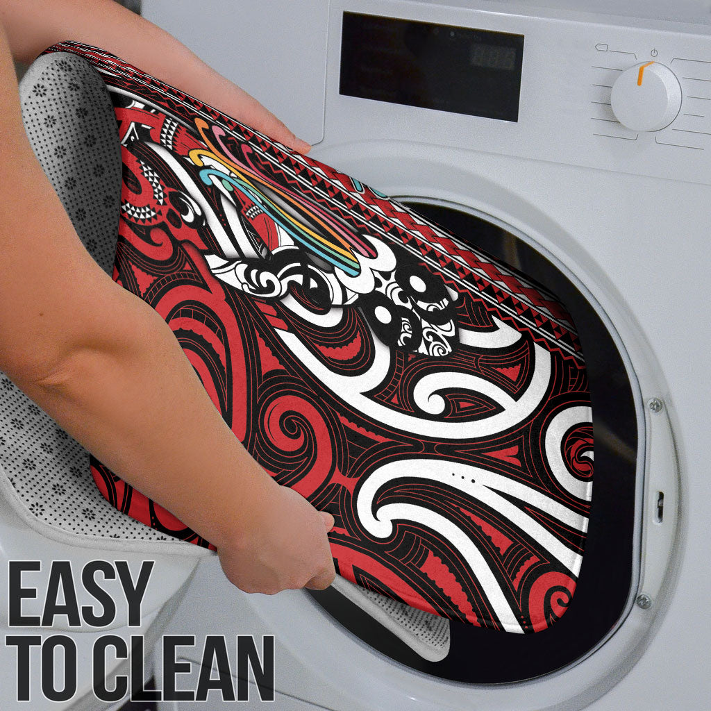Maori Language Week Bathroom Set Ake Ake Ake Tribal Patterns