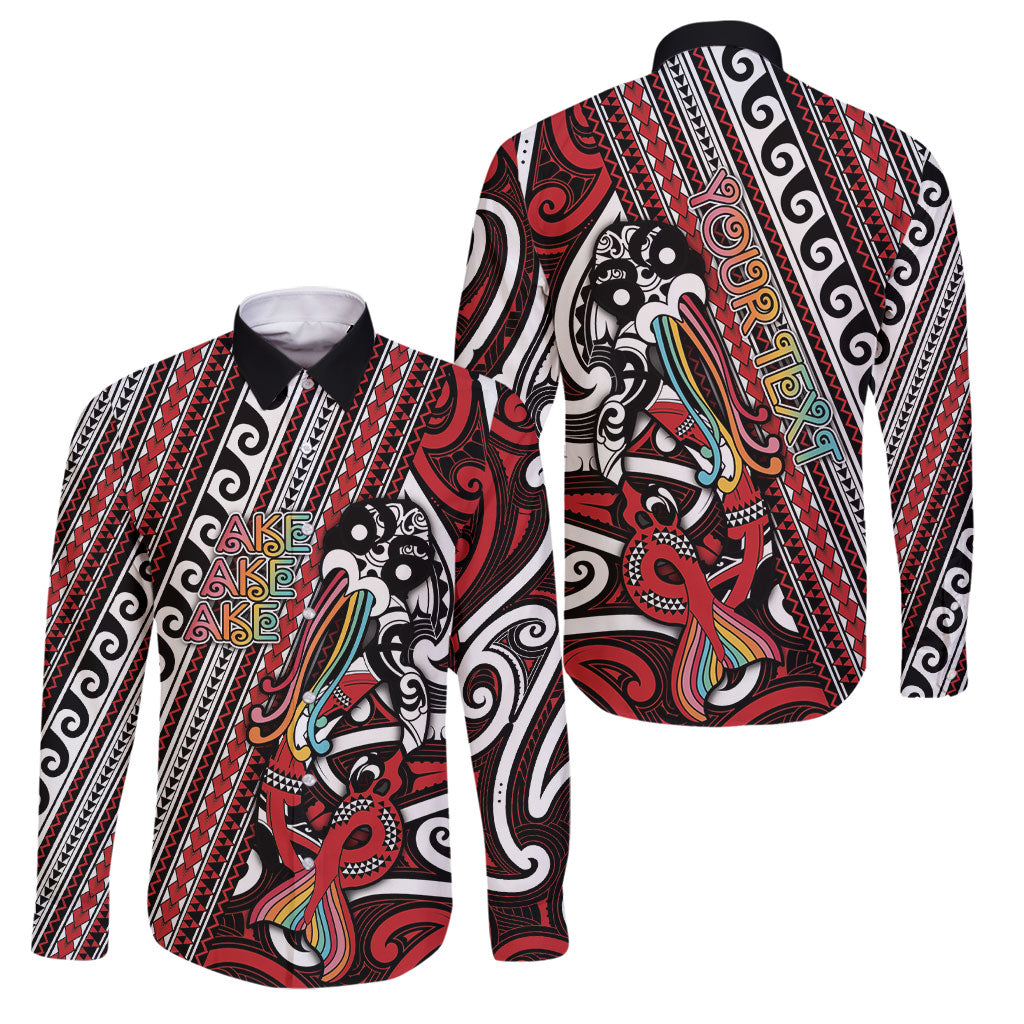 Personalised Maori Language Week Family Matching Puletasi and Hawaiian Shirt Ake Ake Ake Tribal Patterns