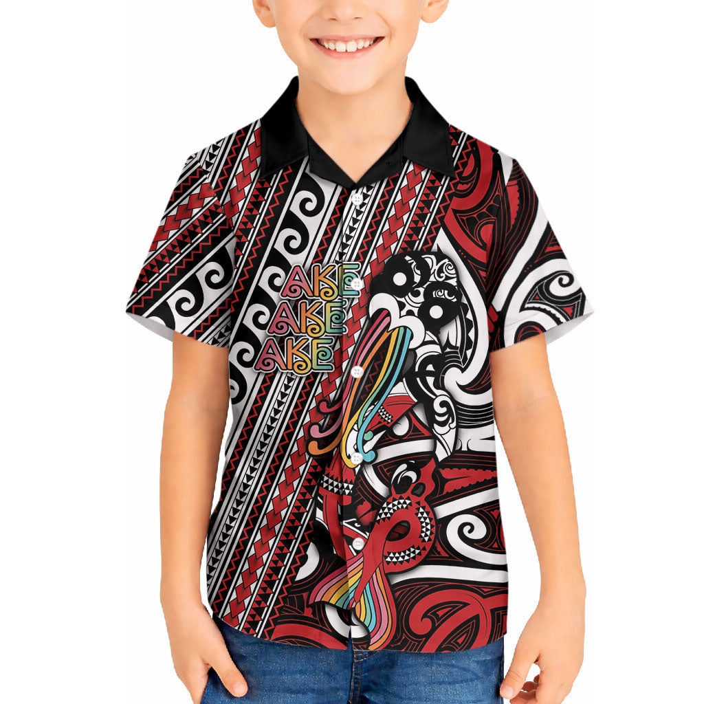 Personalised Maori Language Week Hawaiian Shirt Ake Ake Ake Tribal Patterns