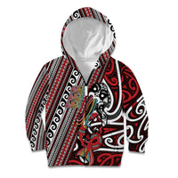 Personalised Maori Language Week Kid Hoodie Ake Ake Ake Tribal Patterns