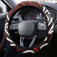 Maori Language Week Steering Wheel Cover Ake Ake Ake Tribal Patterns