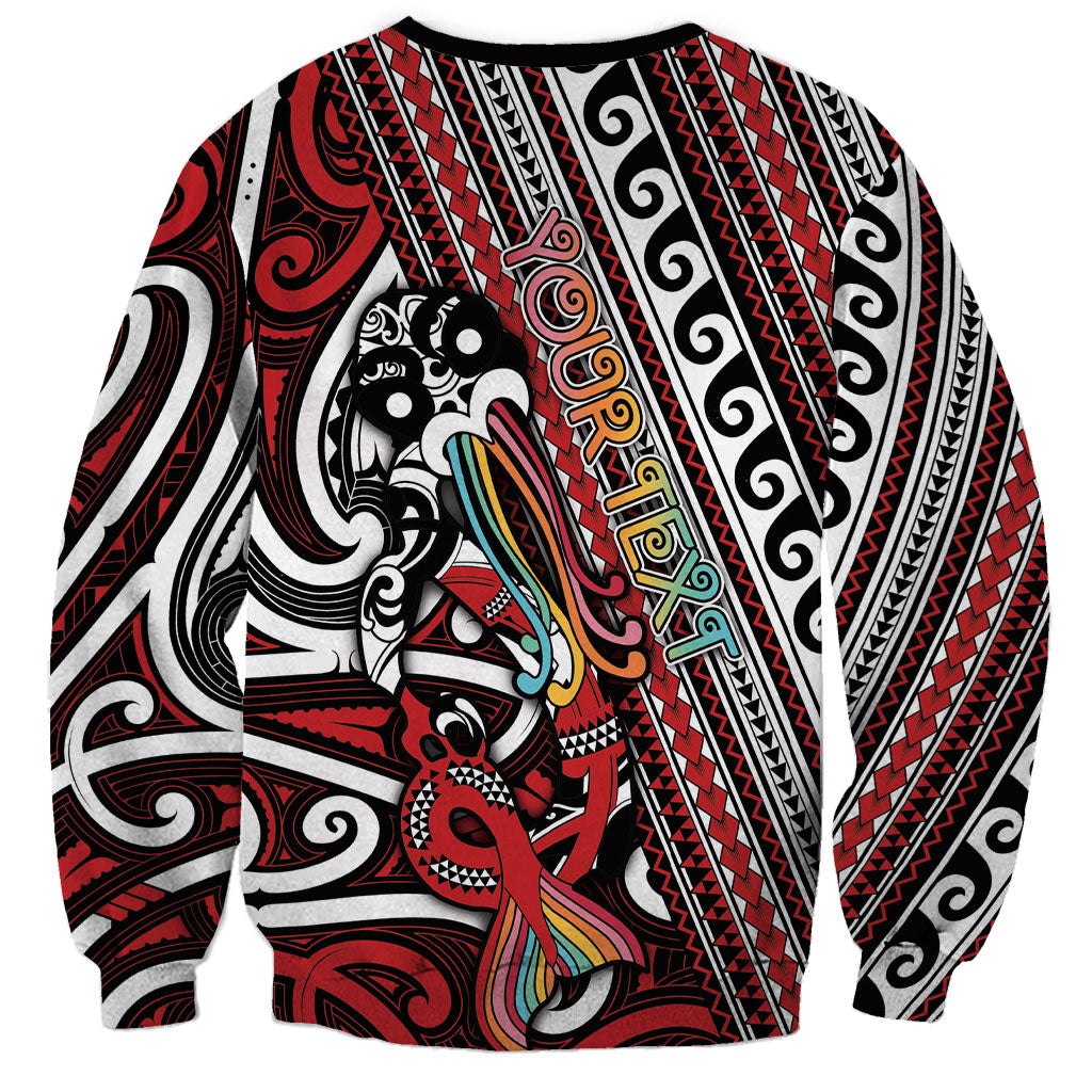 Personalised Maori Language Week Sweatshirt Ake Ake Ake Tribal Patterns