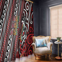 Maori Language Week Window Curtain Ake Ake Ake Tribal Patterns