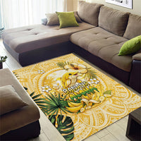 Hawaii Banana Dolphin Area Rug Cute Cosplay Naiʻa Fish Tribal Patterns DT05 - Polynesian Pride