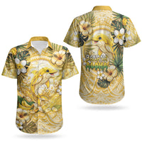 Hawaii Banana Dolphin Couples Matching Summer Maxi Dress and Hawaiian Shirt Cute Cosplay Naiʻa Fish Tribal Patterns DT05 - Polynesian Pride