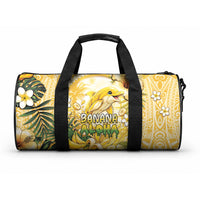 Hawaii Banana Dolphin Duffle Bag Cute Cosplay Naiʻa Fish Tribal Patterns
