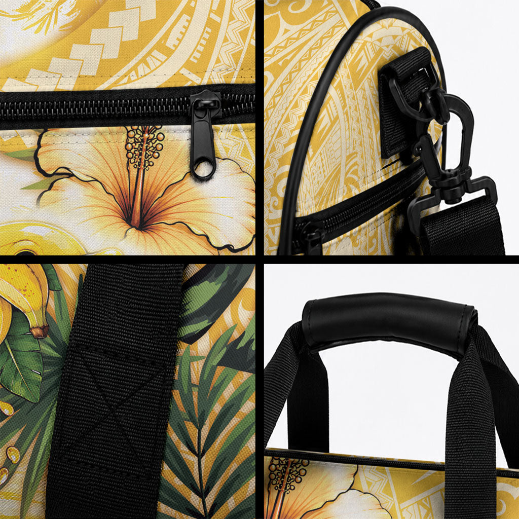 Hawaii Banana Dolphin Duffle Bag Cute Cosplay Naiʻa Fish Tribal Patterns