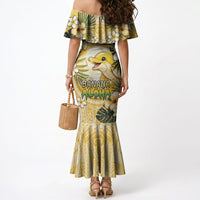Hawaii Banana Dolphin Mermaid Dress Cute Cosplay Naiʻa Fish Tribal Patterns DT05 - Polynesian Pride