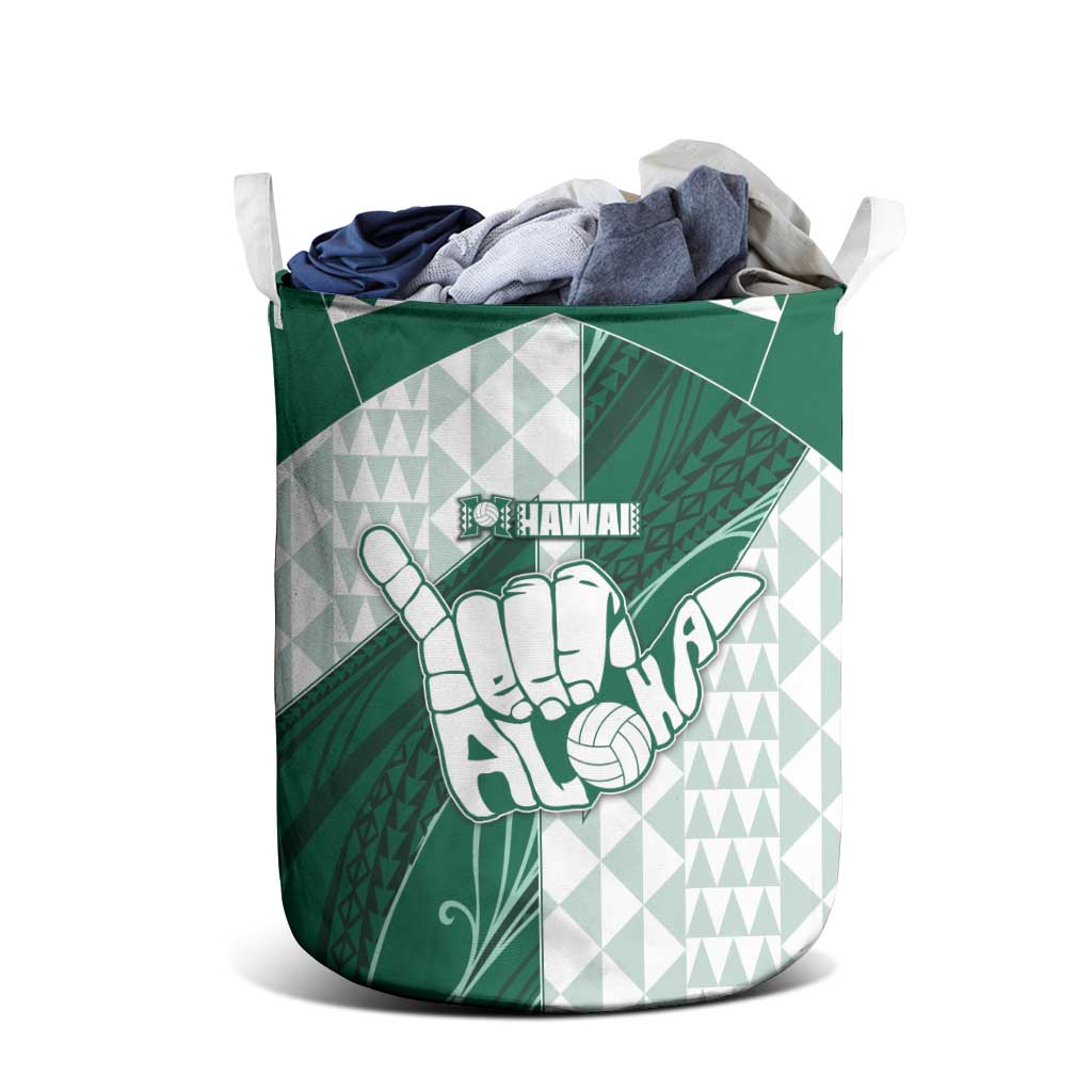Hawaii Volleyball Laundry Basket Shaka Aloha Hand