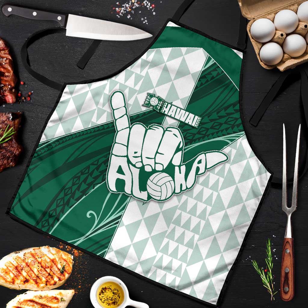 Hawaii Volleyball Apron Shaka Aloha Hand