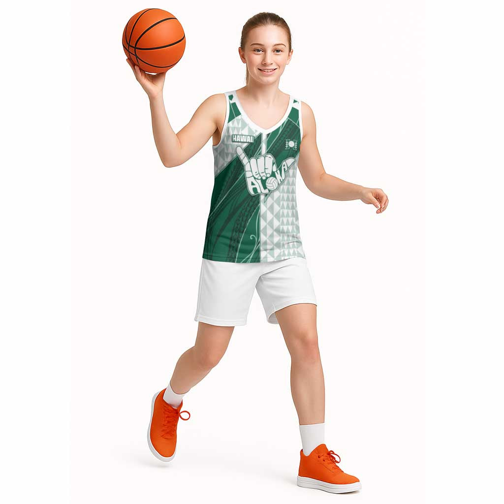 Custom Hawaii Volleyball Basketball Jersey Shaka Aloha Hand