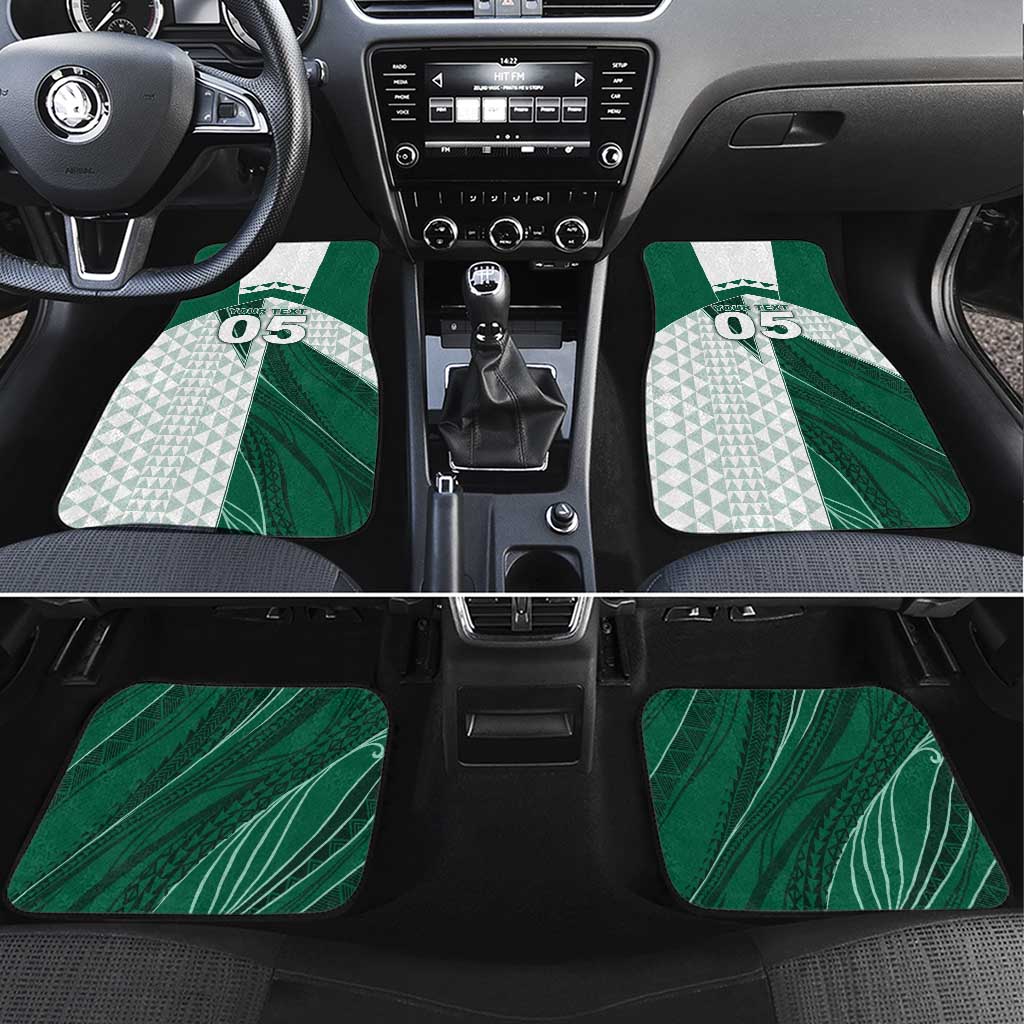 Custom Hawaii Volleyball Car Mats Shaka Aloha Hand