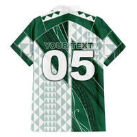 Custom Hawaii Volleyball Family Matching Off Shoulder Short Dress and Hawaiian Shirt Shaka Aloha Hand DT05 - Polynesian Pride