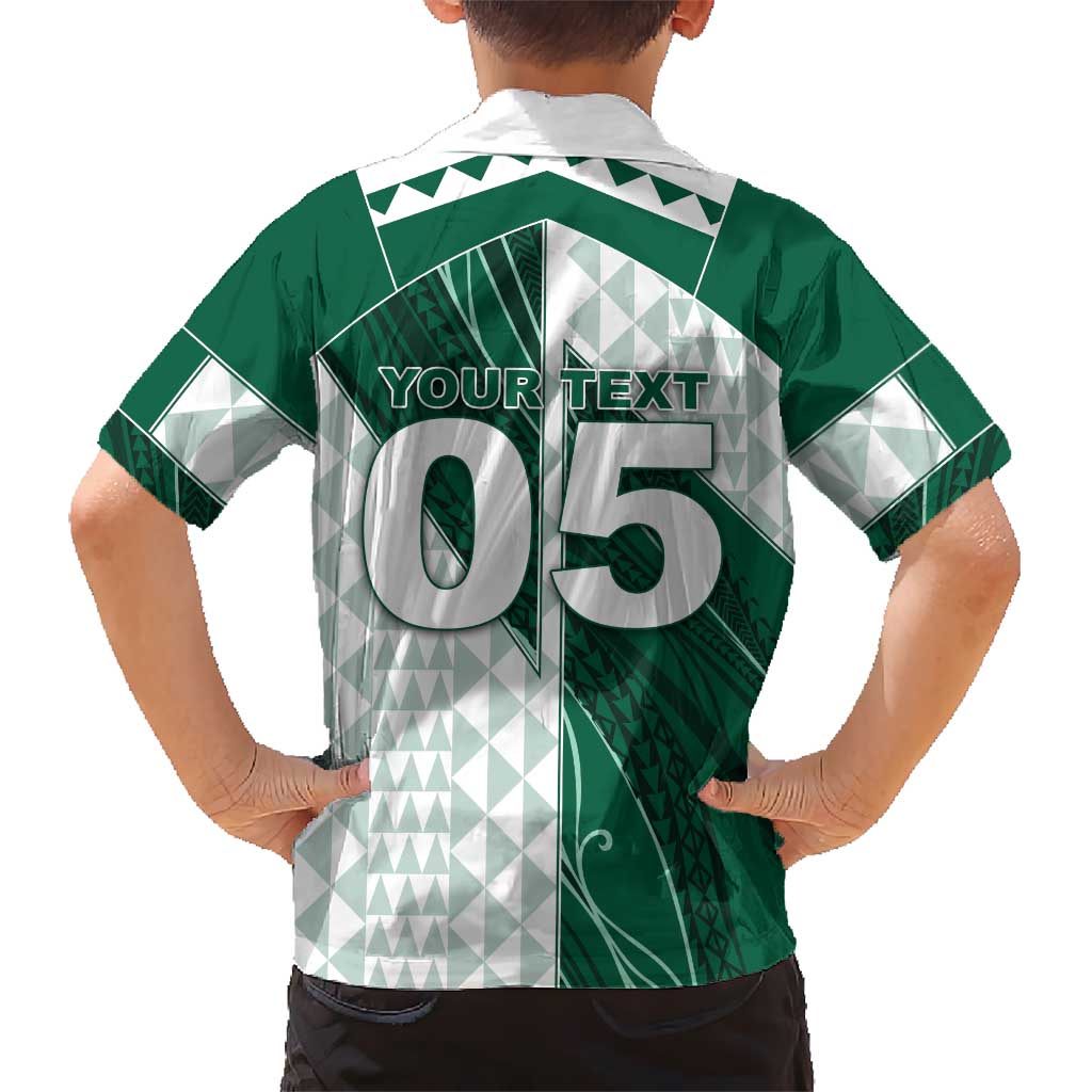 Custom Hawaii Volleyball Family Matching Summer Maxi Dress and Hawaiian Shirt Shaka Aloha Hand DT05 - Polynesian Pride