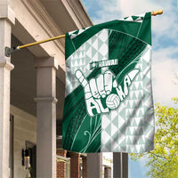 Hawaii Volleyball Garden Flag Shaka Aloha Hand